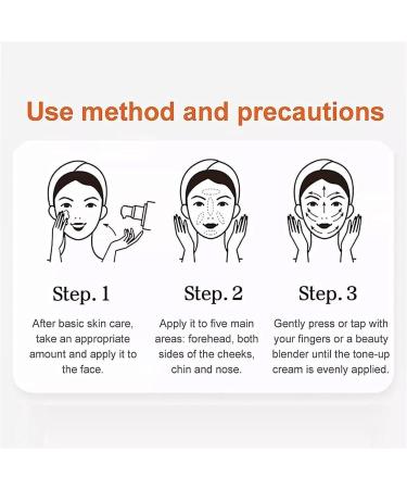 SUDAXIANGGOU Japanese 5in1 VC ToneUp Cream Vitamin C Brightening Concealer Moisturizer Fast Makeup For All Skin Types Instant Glow & Long Lasting Moisturizing3pcs - Buy Online on GoSupps.com