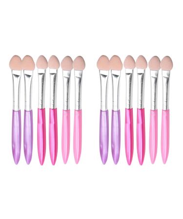 Balawin 12 Pieces One End Foam Tip Applicators Eyeshadow Brush