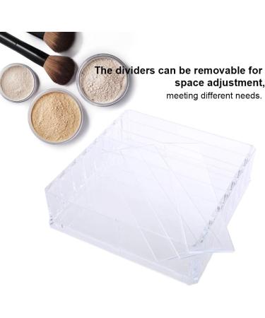 Ruiqas Acrylic Makeup Organizer - 8 Compartment Transparent Box for Lipstick & Eyeshadow - Buy Online on GoSupps.com