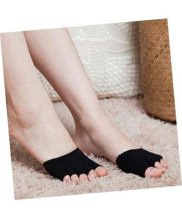 Frcolor 4 Pair Peep-Toe Socks for Men & Women - Low-Cut Invisible 5-Toe Liner Socks for Sandals & Heels - Buy Online on GoSupps.com