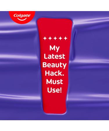 Colgate Visible White Purple Toothpaste Teeth Whitening Toothpaste Whitens Yellow Teeth Enamel-Safe Daily Use (2 Pack 100g+20g/3.5oz+0.7oz) - Buy Online on GoSupps.com