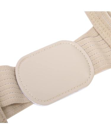 Hunchback Correction Belt & Shoulder Brace - Beige Lumbar Support Posture Corrector for Men & Women | Breathable Back Support - Buy Online on GoSupps.com