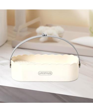 AWHAO Makeup Brush Cleaning Bowl Storage Rack Drying Rack Brush Cleaning Tool for Women's Salon white - Buy Online on GoSupps.com