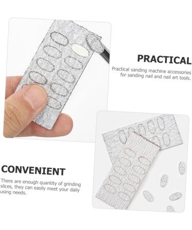 FRCOLOR 10 Sheets Nail Tools Pedicure Tools Pedicure Calluses Sanding Discs Grinding Wheel Polisher Front - Buy Online on GoSupps.com