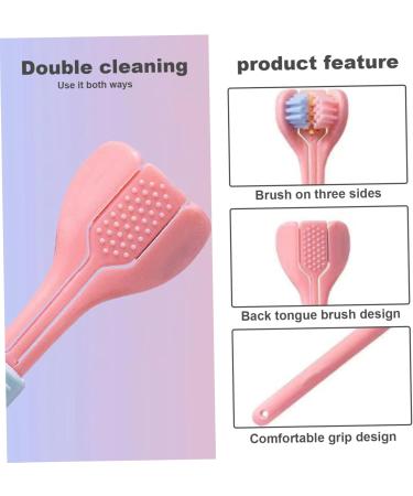 Buy 4PC Manual Toothbrush Set - 3 Page Bristle Path for Complete Dental Care - International Shipping - Buy Online on GoSupps.com
