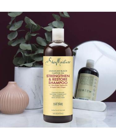 Shea Moisture Jamaican Black Castor Oil Strengthen, Grow & Restore Shampoo & Conditioner Set - 16 oz. & 13 oz. Combination Pack - Buy Online on GoSupps.com