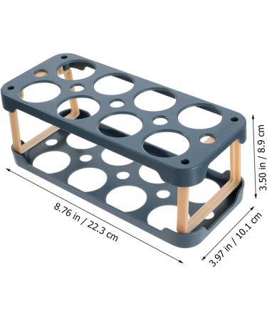 BUGUUYO Box Egg Carton Eggs Egg Holder Portable Drawers Food Refrigerator Egg Tray Shelf Side Door re-usable Blue 22.3X10.1X8.9CM - Buy Online on GoSupps.com