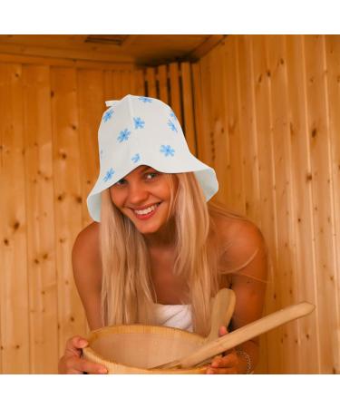 Lalafina Saunahut | Premium Filz Sauna Accessories for Women | Spa Haube & Bathing Gear | Ideal for Russian Banja & Hair Protection - Buy Online on GoSupps.com