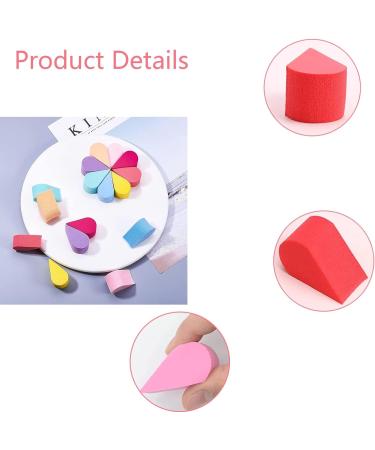 16Pcs Makeup Sponge Face Paint Sponges Face Paint Sponge Makeup Beauty Face Painting Sponges beauty blenders Soft Dual Use Petal Shape Reusable Facial Pads for Makeup & Cleaning - Buy Online on GoSupps.com