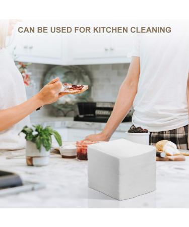 Milists 100 Disposable Beauty Towels - Soft Cotton Face Pads for Sensitive Skin & Baby Care - Wet & Dry Cleaning - Buy Online on GoSupps.com