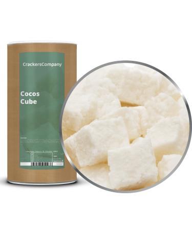 1 x 600g coconut cubes candied from coconut meat PREMIUM QUALITY low-fat lactose-free salt-free 600 g (1 pack) - Buy Online on GoSupps.com