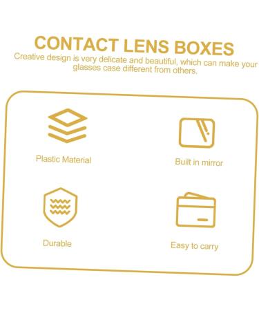 Buy Healeved Color Care Box Travel Glasses Case - 4PCs Set with Mirror | Cute & Compact Storage Solution for Eyewear - International Shipping Available - Buy Online on GoSupps.com