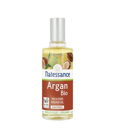 Natessance - Fair Trade Organic Argan Oil - 100% Pure - Certified Organic - 50ml Bottle