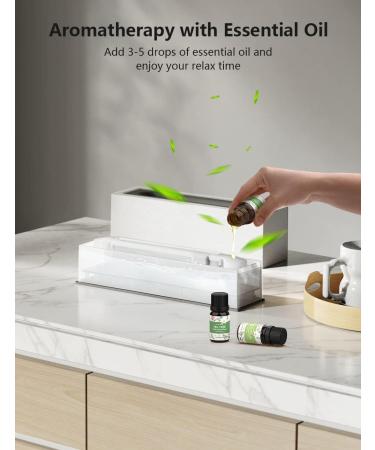 Shiawase Aroma Diffuser with Flame Effect | Essential Oils Diffuser 200ml | 2 Color Light Humidifier for Home Office Yoga & Kids - Gray - Buy Online on GoSupps.com