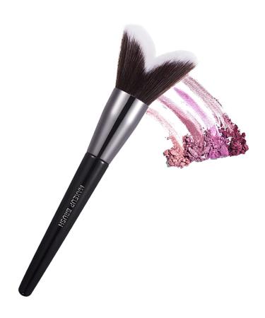 large powder foundation brush v-shaped face blush brush real techniques contour blending brushes for liquid makeup Face Lift angled V contouring brush