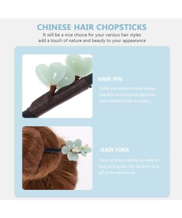 Buy Lurrose Vintage Japanese Retro Wooden Hair Sticks - Classic Hairpin for Elegant Hairstyles | International Shipping Available - Buy Online on GoSupps.com