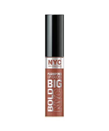 N.Y.C. New York Color Big Bold Plumping and Shine Lip Gloss  Extra Large Latte  0.39 Fluid Ounce