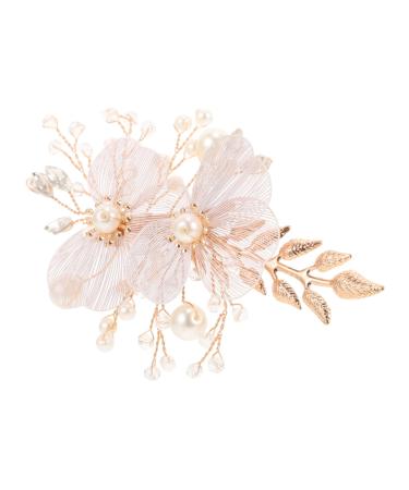FRCOLOR Wedding Hair Accessories Hair Accessories for Teen Wedding Hair Clip Hair Accessory for Women Flower Hair Clips for Women Hair Clip for Flower Hair Pin Women Hair Clips