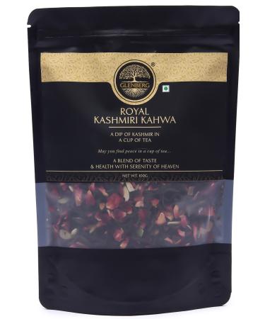 GLENBERG | ROYAL KASHMIRI KAHWA | A Blend of Taste & Health with Serenity of Heaven (100 Grams) 100 Grams | 50 Cups