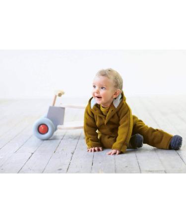 Disana Baby's Jumpsuit/Onesie 74-80 Lagoon - Organic Merino Wool Baby Playsuit - Buy Online on GoSupps.com