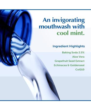 Eco-Dent Oral Care Bundle - DailyCare Baking Soda Toothpowder + DailyRinse Oral Wound Cleaner Debriding Agent Effervescent Tooth Powder & Mouthwash with Essential Oils Mint Flavor (2 Piece Set) - Buy Online on GoSupps.com