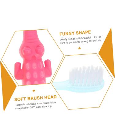 Beavorty 8-Piece Cartoon Crocodile Toothbrush Set for Kids | Fun Oral Care Accessories for Toddlers & Babies - Buy Online on GoSupps.com