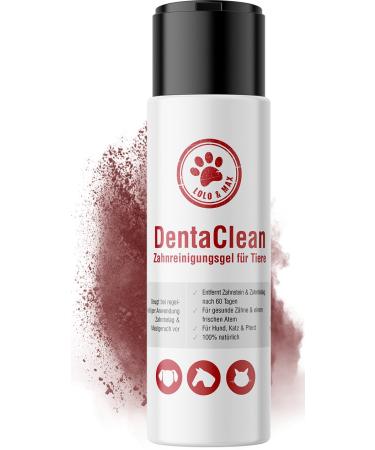 Lolo & Max Dentaclean Gel Classic - 100% natural tooth cleaning gel for animals for dogs & cats medium against tartar dental smoke.
