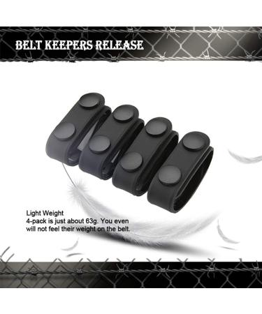 Double Snap Silicon Duty Belt Keepers for Concealed Carry - 4-Pack - Buy Online on GoSupps.com