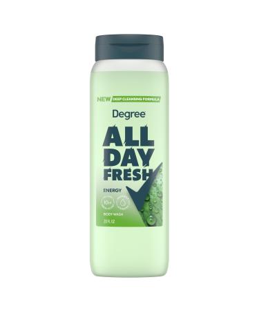 Degree All Day Fresh Body Wash Fresh Energy Deep Cleansing 20 FO