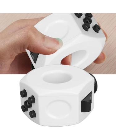 Fiddle Toy - 360 Mob-Finger Button Scooter & Stress Relief Ring - Rotating Decompression Toy (White) for International Shipping - Buy Online on GoSupps.com