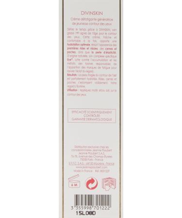 Jeanne Piaubert Divinskin Eye Contour 15ml - Revitalize & Brighten | International Shipping Available - Buy Online on GoSupps.com