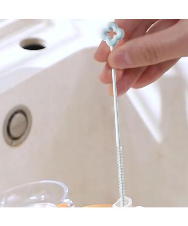Straw Brush - Flower Multifunctional Cleaner Straw Cleaner Brush Extra Long Straw Cleaner Drinking Straw Cleaning Brush for Sippy Cup Water Bottle Azure - Buy Online on GoSupps.com