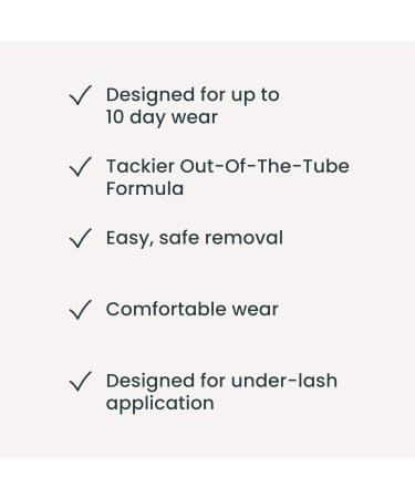 FlutterHabit Adhesive Lash Glue for Eyelash Extensions | All-Day Hold & Effortless Long-Lasting Cluster Lashes - Black All-in-One Solution - Buy Online on GoSupps.com