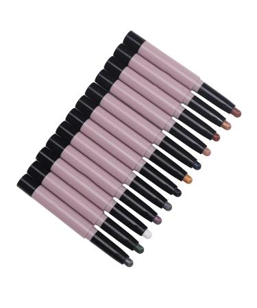 ZJchao 12pcs Eye Shadow Stick Set - Matte & Sparkle Pencils for Women | Long Lasting Dual Textured Makeup - Buy Online on GoSupps.com