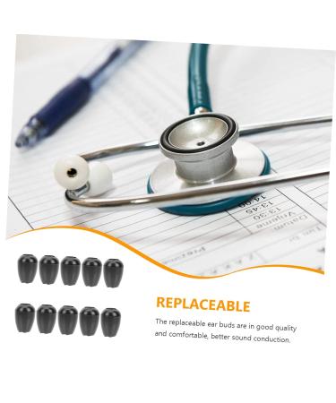 10 Pairs Echo Ear Beans Replacement Ear Tips - Black Earplugs & Ear Buds Accessories for Optimal Comfort - Buy Online on GoSupps.com