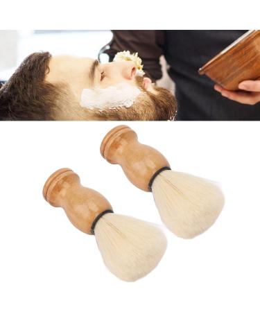 Premium Mini Shaving Brush with Synthetic Wooden Handle - Soft Men's Travel Razor Brush for Home & Salon Use - Buy Online on GoSupps.com