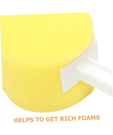 MERRYHAPY Long Handle Bath Sponge Shower Scrubbing Brush Back Cleaning Brush for Shower Body Cleansers Handle Shower Bath Sponge Back Bath Brush Bath Scrubber Bath Sponge with Handle Pp - Buy Online on GoSupps.com