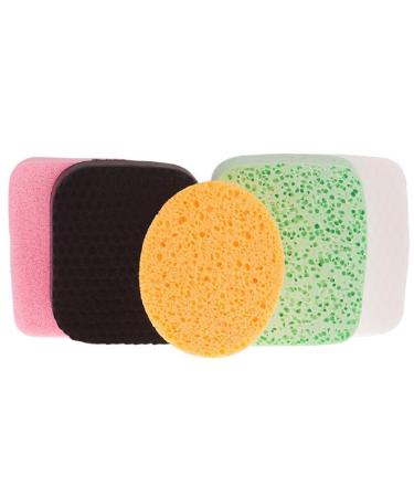 Exfoliating Face Sponge - Natural Wood Pulp Makeup Sponge for Acne Eczema & Dry Skin Gentle Cleansing & Exfoliation | International Shipping Available - Buy Online on GoSupps.com