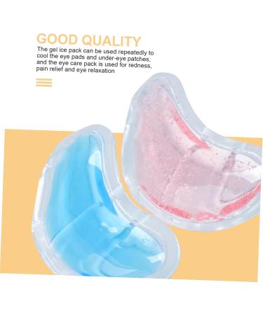 Healvian 2 Sets Multifunctional Gel Eye Patches for Cooling Eyes for Removing Tired Eyes Puffiness and Dark Circles 5 Pieces*2 - Buy Online on GoSupps.com
