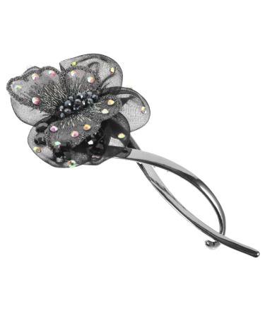MAGICLULU Headgear Hair Clip Women's Barrette Hair Grip Hair Barrettes Tiara Curly Hair Ponytail Butterfly Hair Pin Hair Pins for Buns Barrettes for Hair up Hairpin Hair Ring Alloy