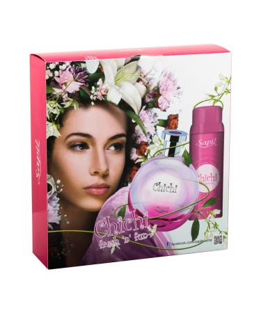 Sapil Chichi - Eau De Toilette and Deodorant Spray For Women - Delightfully Enchanting Fragrance - Opens with Fruity Notes - Beautiful Giftset Box - Perfect for Gift Giving Occasion - 2 Pc - Buy Online on GoSupps.com