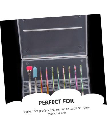 Housoutil 1 Set Nail Polisher Electric Tool Kit Cuticle Remover Professional Nail Kit Manicure Tool Nail Art Grinding Tool Keychain Comb Tungsten Steel Nail - Buy Online on GoSupps.com