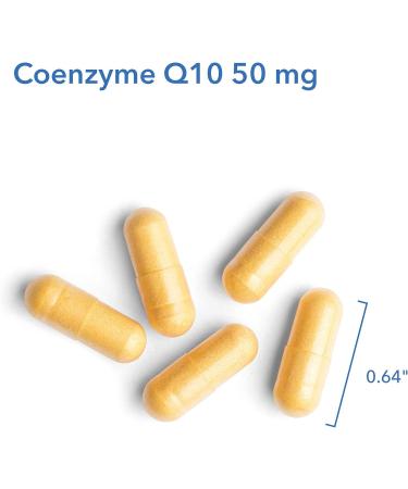 Allergy Research CoQ10 Supplement with Vitamin C - 50mg Ubiquinol for Heart Health - 75 Vegetarian Capsules - Antioxidant Boost - Buy Online on GoSupps.com