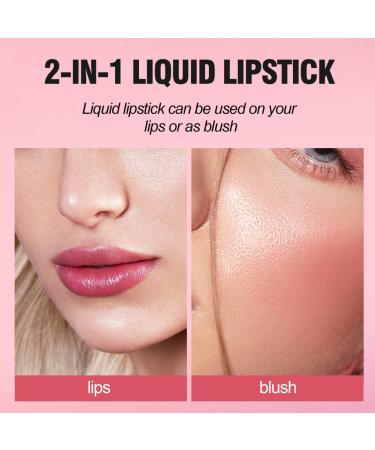 Allbesta Lipstick Stain Tint Set | 6 Matte Liquid Lipsticks in Mermaid Colors | Moisturizing Waterproof & Long-Lasting - Buy Online on GoSupps.com