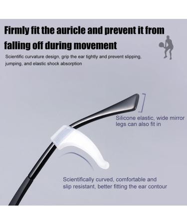 JTKREW 6 Pairs Anti-Slip Glasses Temples | Soft Ear Hooks & Silicone Frame Holder for Secure Comfort - International Shipping Available - Buy Online on GoSupps.com