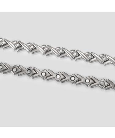 Yinox Superstark Magnetic Bracelet for Women | Titanium with 17 NDFEB Magnets | High-Quality Gift Box Included - International Shipping - Buy Online on GoSupps.com