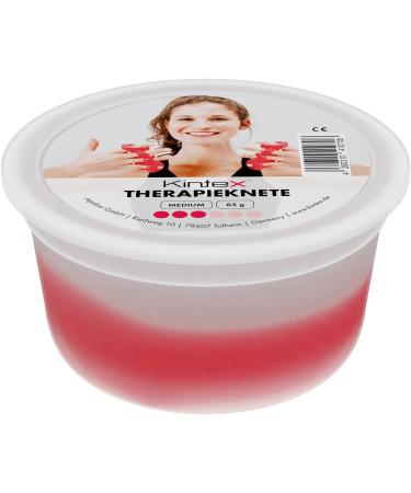 Kintex Therapy Putty - 85g Red Medium 6 Strengths for Hand Training & Therapy | Premium Physio Putty for Hand Squeezing & Rehabilitation - Buy Online on GoSupps.com