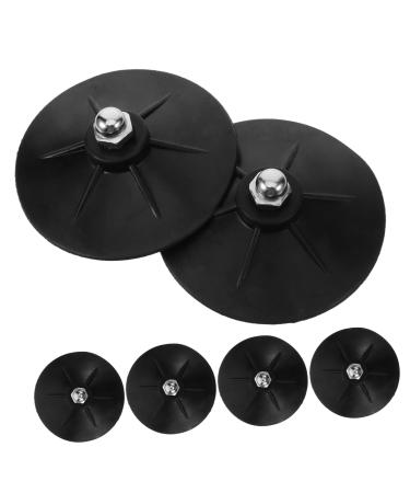 Inoomp 24 STK Sandsack sucker sports equipment sports devices the safety boxes accessories for boxing bags box-sand sack made of rubber oversized other box accessories toy suction component 8.00x8.00.10cm black
