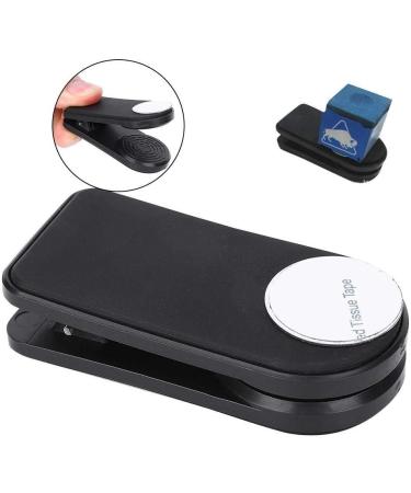 Heitune Portable Mute Billiard Chalk Holder Clip - Professional Snooker Accessory - Black | International Shipping Available - Buy Online on GoSupps.com