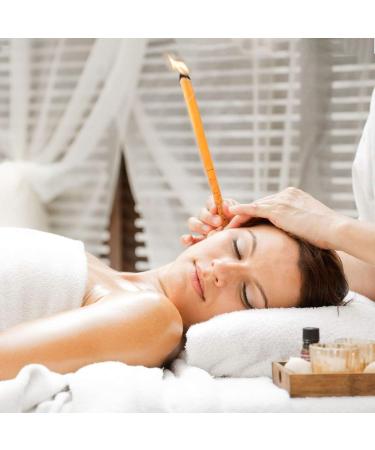 Supvox Organic Beeswax Ear Candles - Non-Toxic Hollow Cone for Safe Wax Removal & Healthy Care - Buy Online on GoSupps.com